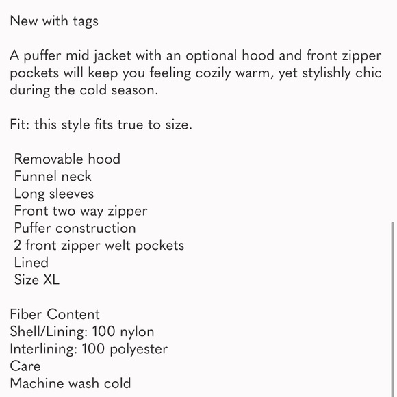 Noize Claire Black Pink Puffer Jacket New - Picture 16 of 16